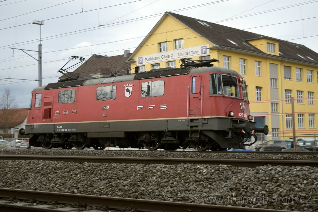 4815-0047-050118.jpg - SBBC Re 4/4'' 11239 (Re 420.239-6)  ''Porrentruy'' (Re 91 85 4 420 239-6 CH-SBBC) / Lenzburg 5.1.2018