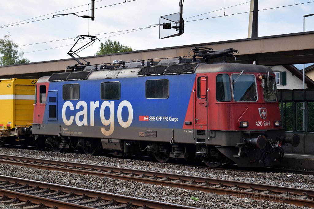 5702-0017-220819.jpg - SBBC Re 420.241-2 (Re 91 85 4 420 241-2 CH-SBBC) / Rupperswil 22.8.2019