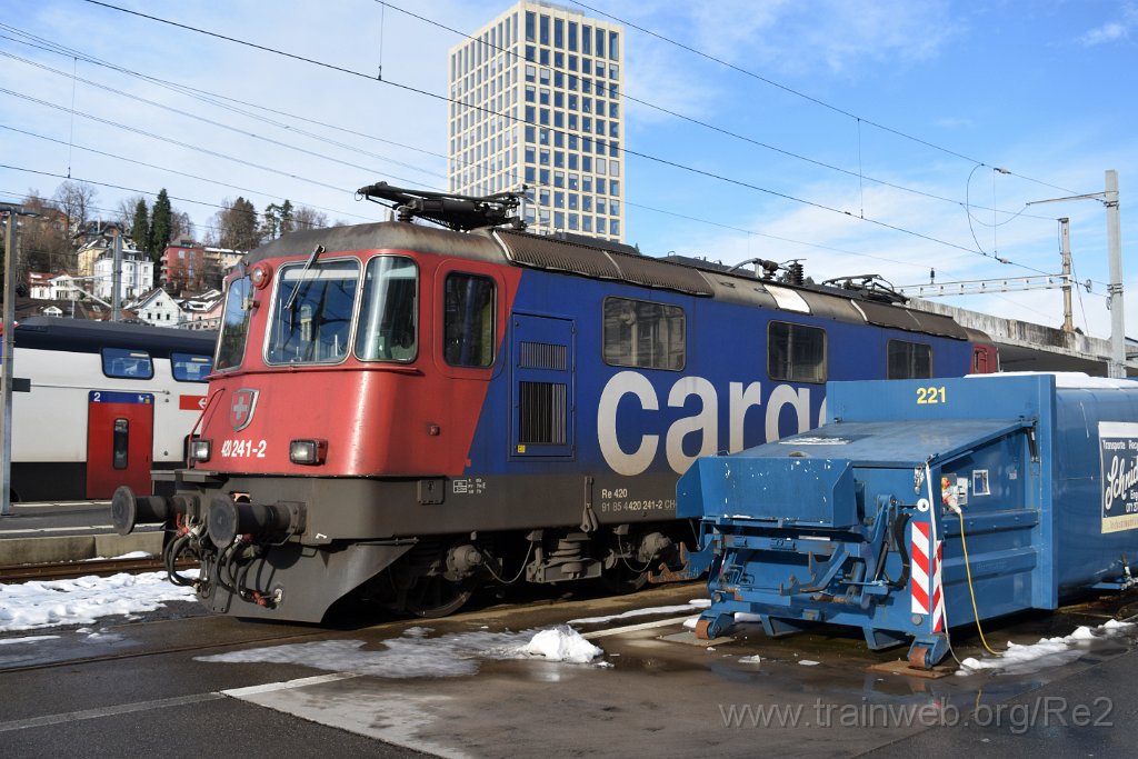 8897-0044-091223.jpg - SBBC Re 420.241-2 (Re 91 85 4 420 241-2 CH-SBBC) / St.Gallen HB 9.12.2023