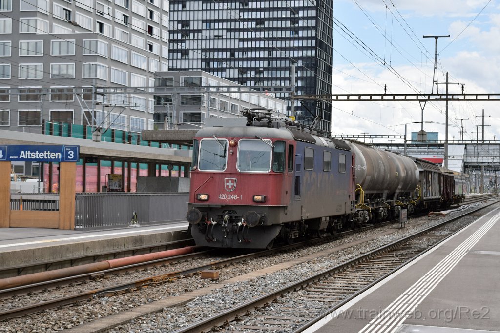 5971-0003-180620.jpg - SBBC Re 420.246-1 (Re 91 85 4 420 246-1 CH-SBBC) / Zürich-Altstetten 18.6.2020