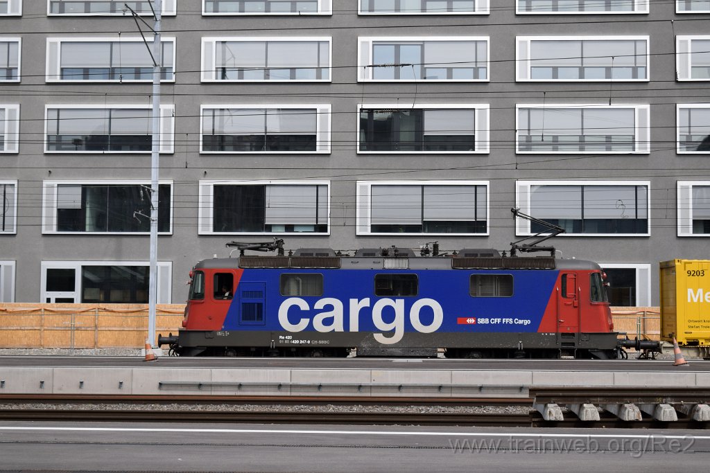 5380-0002-030419.jpg - SBBC Re 420.247-9 (Re 91 85 4 420 247-9 CH-SBBC) / Zürich-Altstetten 3.4.2019