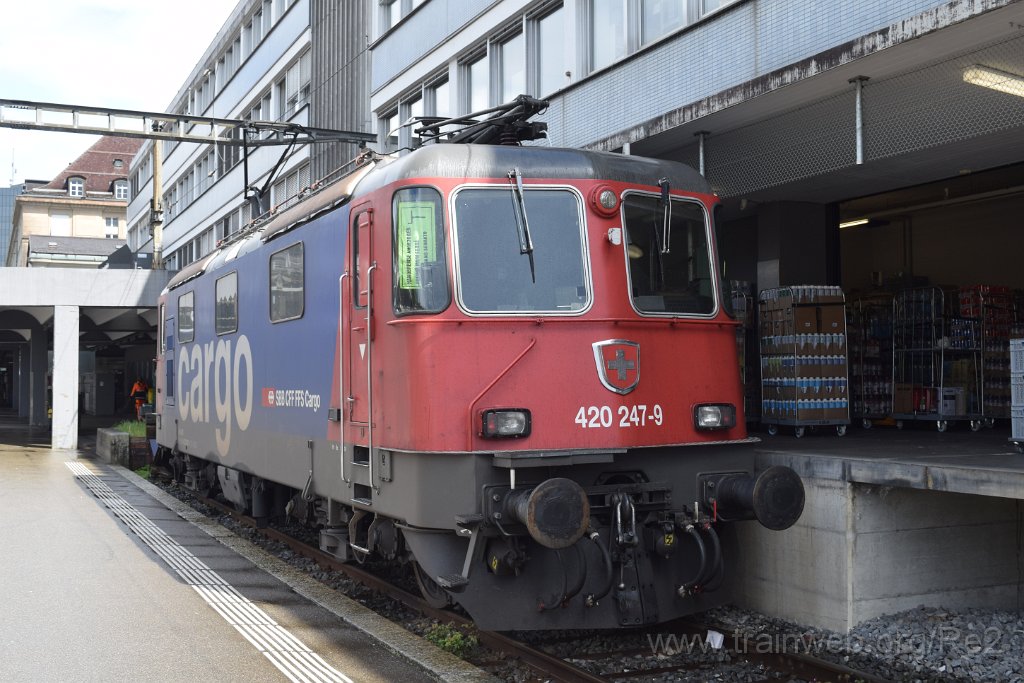 9058-0016-200424.jpg - SBBC Re 420.247-9 (Re 91 85 4 420 247-9 CH-SBBC) / St.Gallen HB 20.4.2024