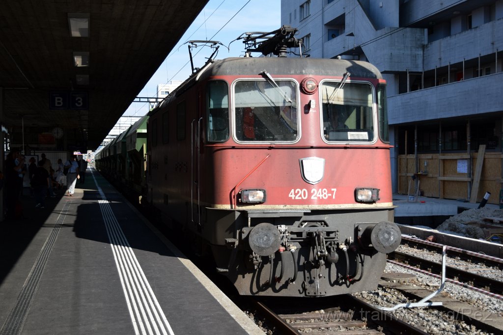 5634-0050-240719.jpg - SBBC Re 4/4'' 11248 (Re 420.248-7)  (Re 91 85 4 420 248-7 CH-SBBC) / Zürich-Altstetten 24.7.2019