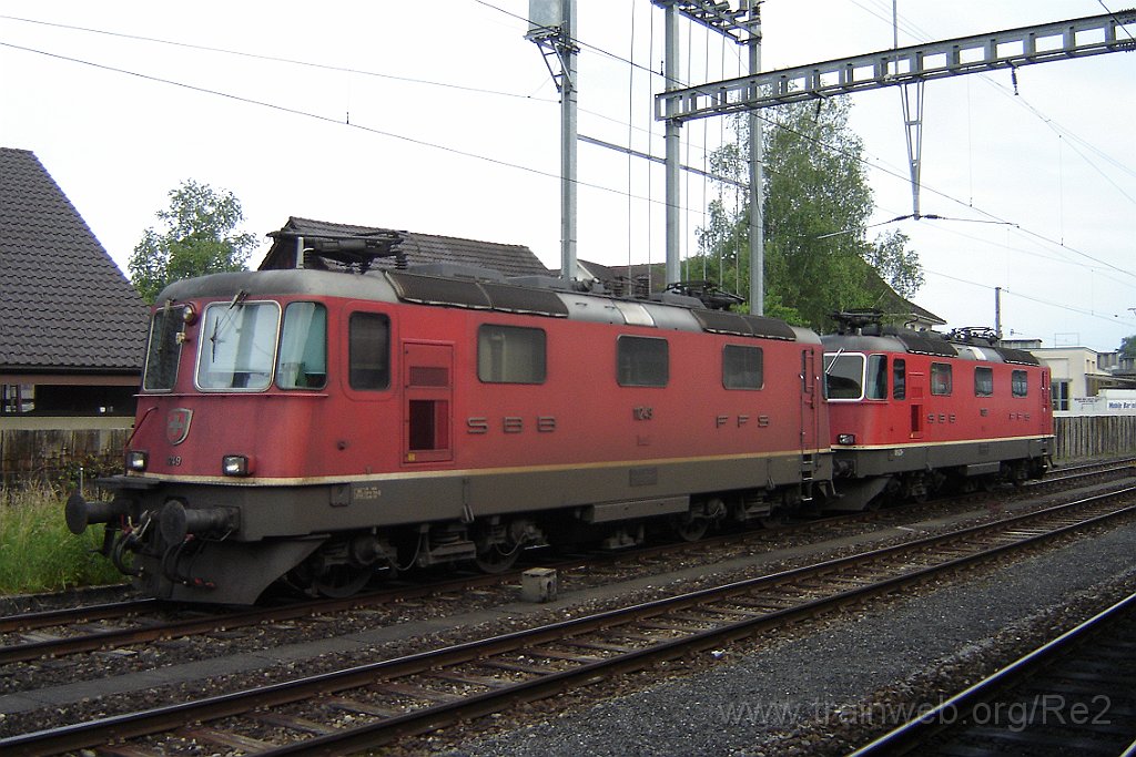 1345-0026-050607.jpg - SBB-CFF Re 4/4'' 11249 + SBB-CFF Re 4/4'' 11266 / Hinwil 5.6.2007