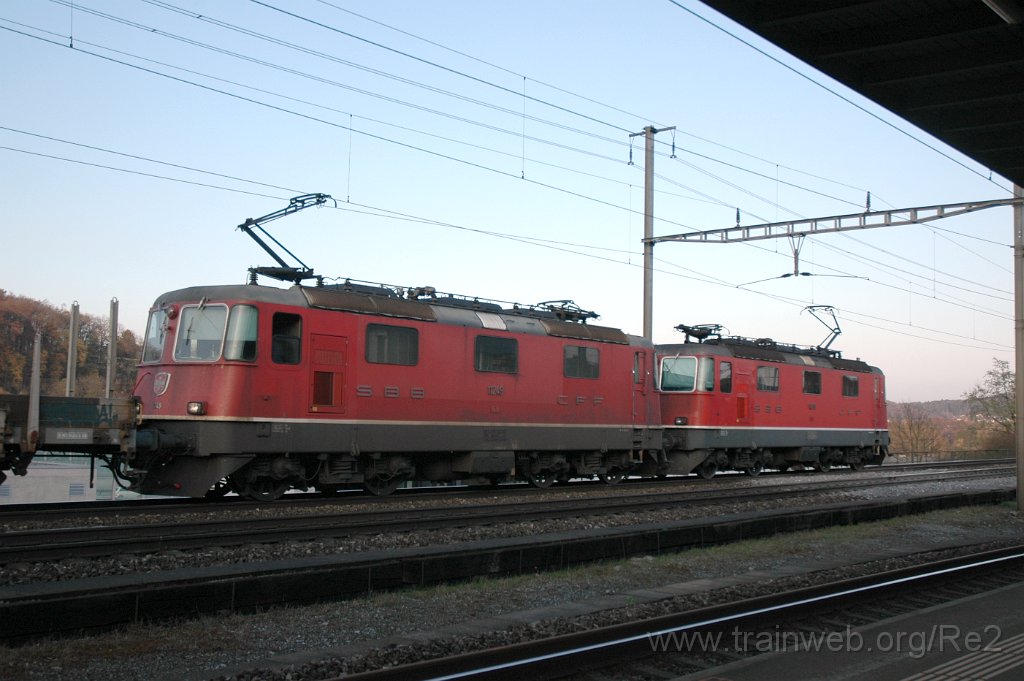 3056-0017-280314.jpg - SBB-CFF Re 4/4''' 11360 + SBB-CFF Re 4/4'' 11249 / Killwangen-Spreitenbach 28.3.2014