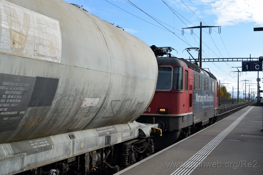 9477-0032-141124.jpg - SBBC Re 420.250-3 ''Wartung mit Durchblick'' (Re 91 85 4 420 250-3 CH-SBBC) / Rubigen 14.11.2024