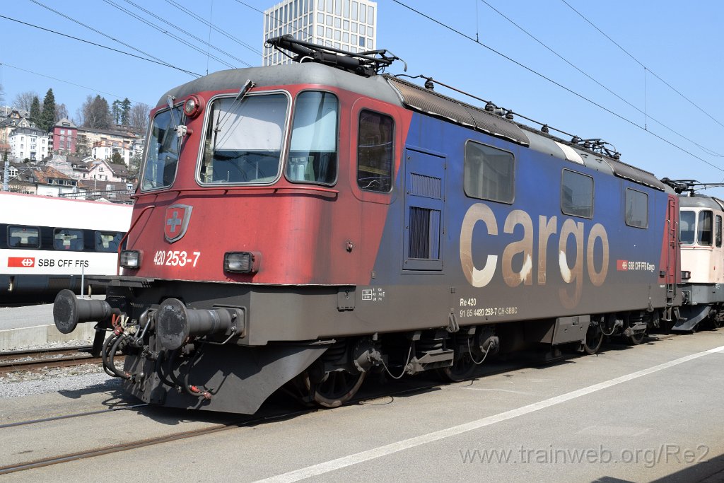 7329-0031-020421.jpg - SBBC Re 420.253-7 (Re 91 85 4 420 253-7 CH-SBBC) / St.Gallen HB 2.4.2021