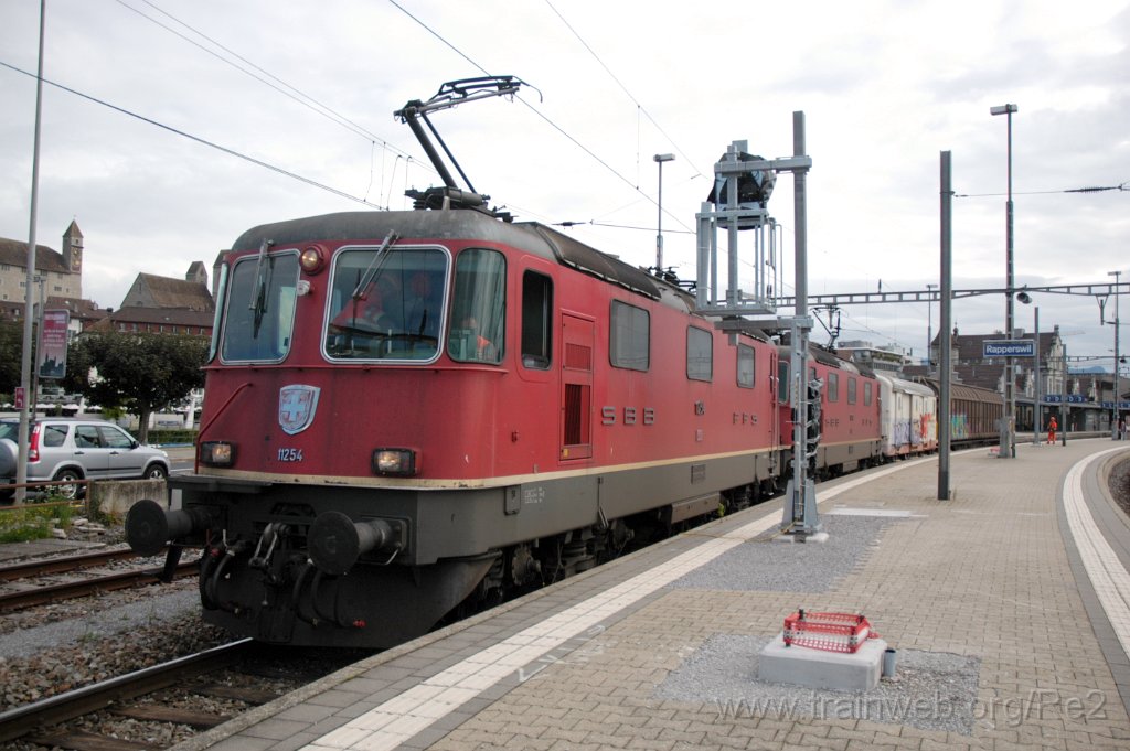 3235-0015-140814.jpg - SBB-CFF Re 4/4'' 11254 + SBB-CFF Re 4/4'' 11243 / Rapperswil 14.8.2014