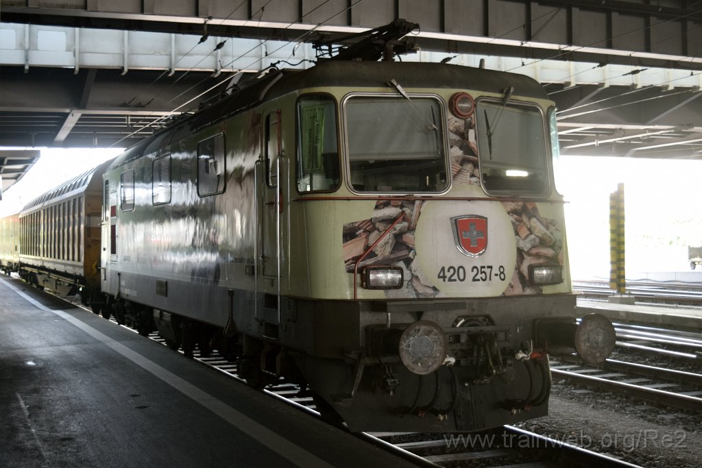 9814-0039-140625.jpg - SBBC Re 420.257-8 ''Nachhaltige Entsorgung'' (Re 91 85 4 420 257-8 CH-SBBC) / Chur 14.6.2025