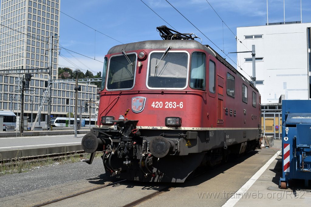 8730-0050-130823.jpg - SBBC Re 4/4'' 11263 (Re 420.263-6)  (Re 91 85 4 420 263-6 CH-SBBC) / St.Gallen HB 13.8.2023