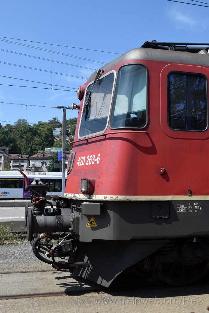 8731-0016-130823.jpg - SBBC Re 4/4'' 11263 (Re 420.263-6)  (Re 91 85 4 420 263-6 CH-SBBC) / St.Gallen HB 13.8.2023