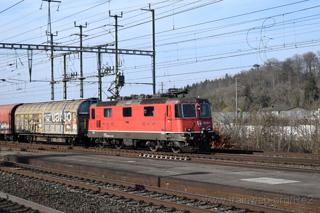9560-0041-070225.jpg - SBBC Re 4/4'' 11264 (Re 420.264-4)  (Re 91 85 4 420 264-4 CH-SBBC) / Killwangen-Spreitenbach 7.2.2025