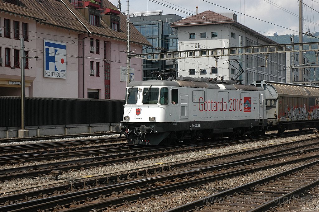 3606-0046-190615.jpg - SBBC Re 420.268-5 ''Gottardo 2016'' / Olten (Fachhochschule Nordwestschweiz) 19.6.2015