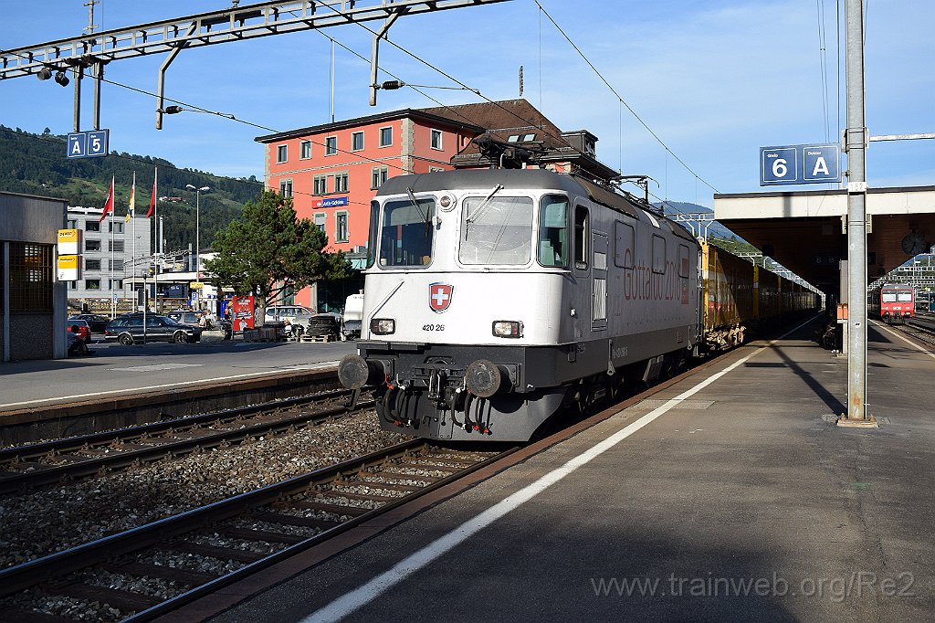3657-0020-270815.jpg - SBBC Re 420.268-5 ''Gottardo 2016'' / Arth-Goldau 27.8.2015
