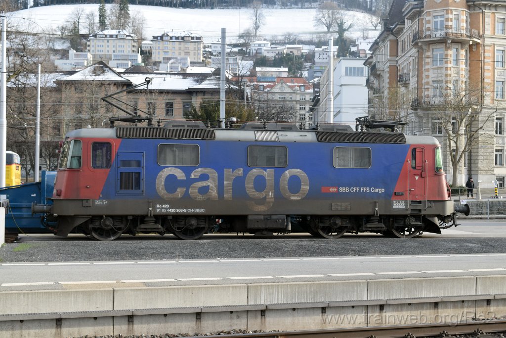 5848-0012-080220.jpg - SBBC Re 420.268-5 (Re 91 85 4 420 268-5 CH-SBBC) / St.Gallen HB 8.2.2020