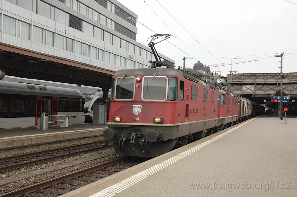3223-0022-060814.jpg - SBB-CFF Re 4/4'' 11270 + SBB-CFF Re 4/4'' 11288 / Winterthur 6.8.2014