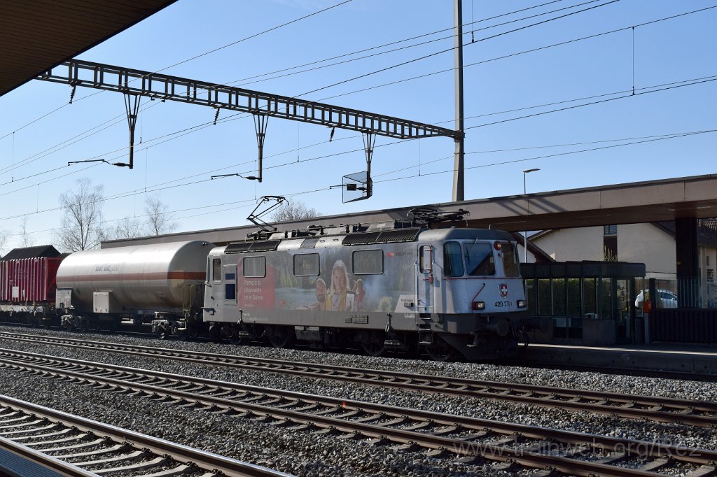 7323-0036-240321.jpg - SBBC Re 420.270-1 ''Partez à la découverte de la Suisse'' (Re 91 85 4 420 270-1 CH-SBBC) / Rupperswil 24.3.2021