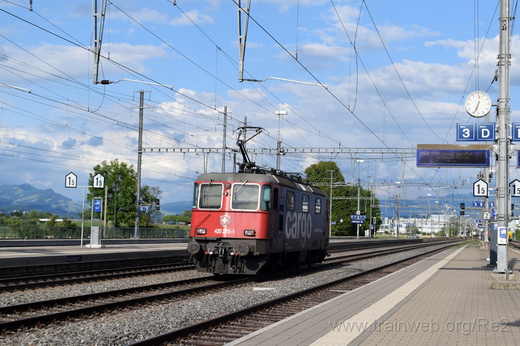 8689-0039-040723.jpg - SBBC Re 420.270-1 (Re 91 85 4 420 270-1 CH-SBBC) / Pfäffikon SZ 4.7.2023