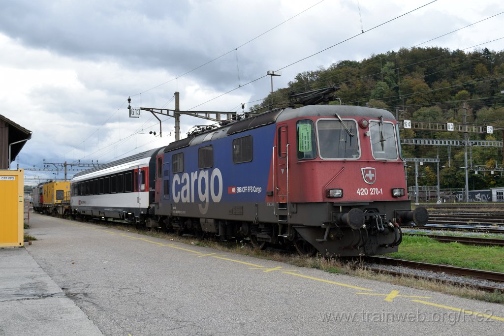8850-0029-211023.jpg - SBBC Re 420.270-1 (Re 91 85 4 420 270-1 CH-SBBC) / Olten (Depotweg) 21.10.2023