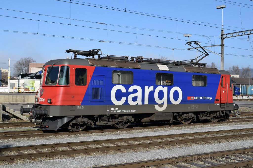 8376-0022-130223.jpg - SBBC Re 420.275-0 (Re 91 85 4 420 275-0 CH-SBBC) / Gossau SG 13.2.2023