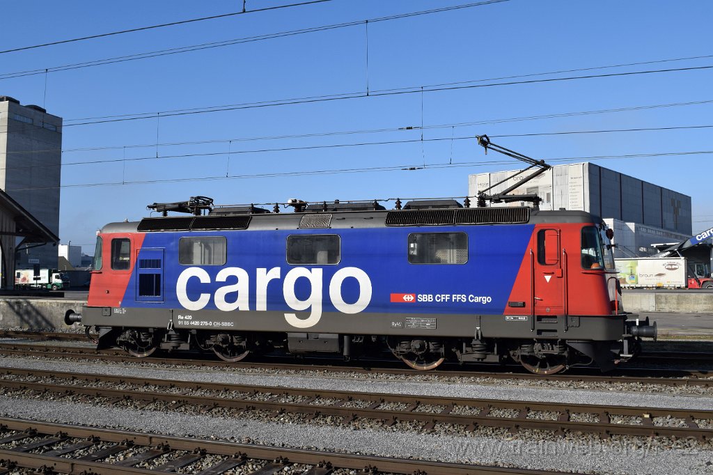 8376-0036-130223.jpg - SBBC Re 420.275-0 (Re 91 85 4 420 275-0 CH-SBBC) / Gossau SG 13.2.2023
