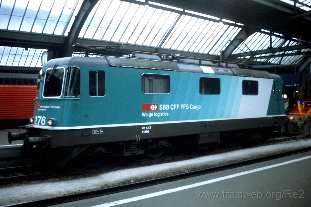 0800-0023.jpg - SBB-CFF Re 4/4'' 11276 / Zürich HB 24.3.2000