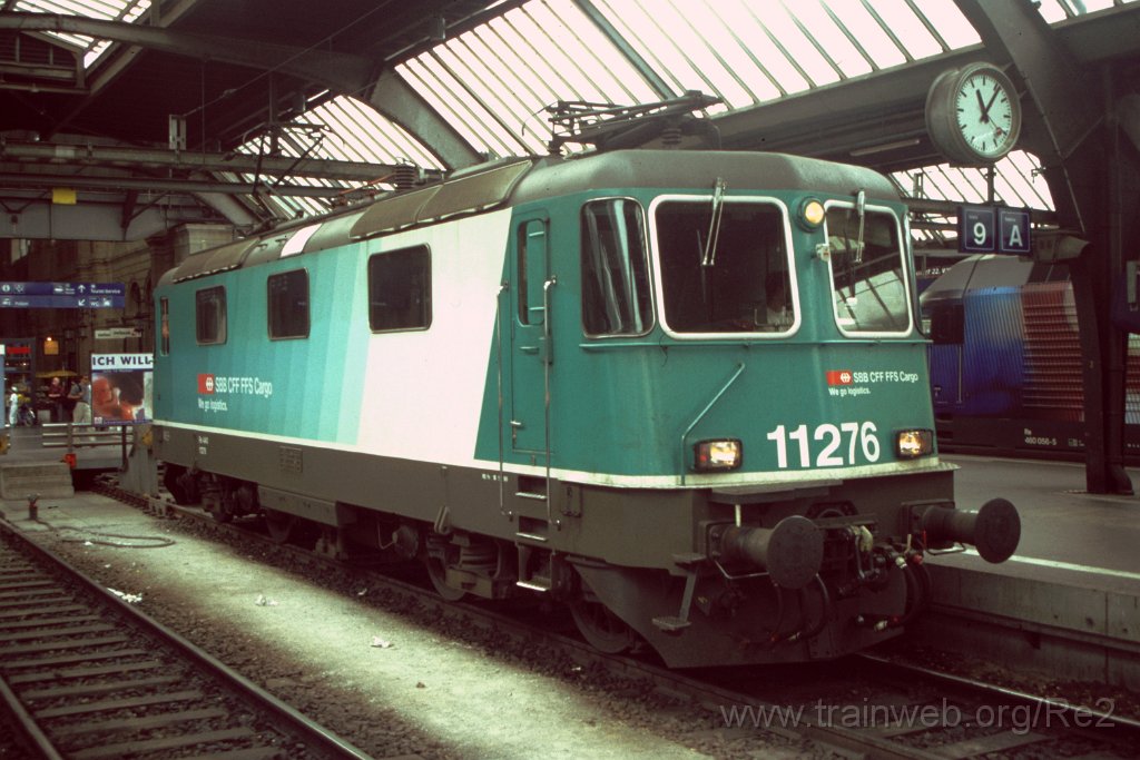 0818-0025.jpg - SBB-CFF Re 4/4'' 11276 / Zürich HB 11.6.2000