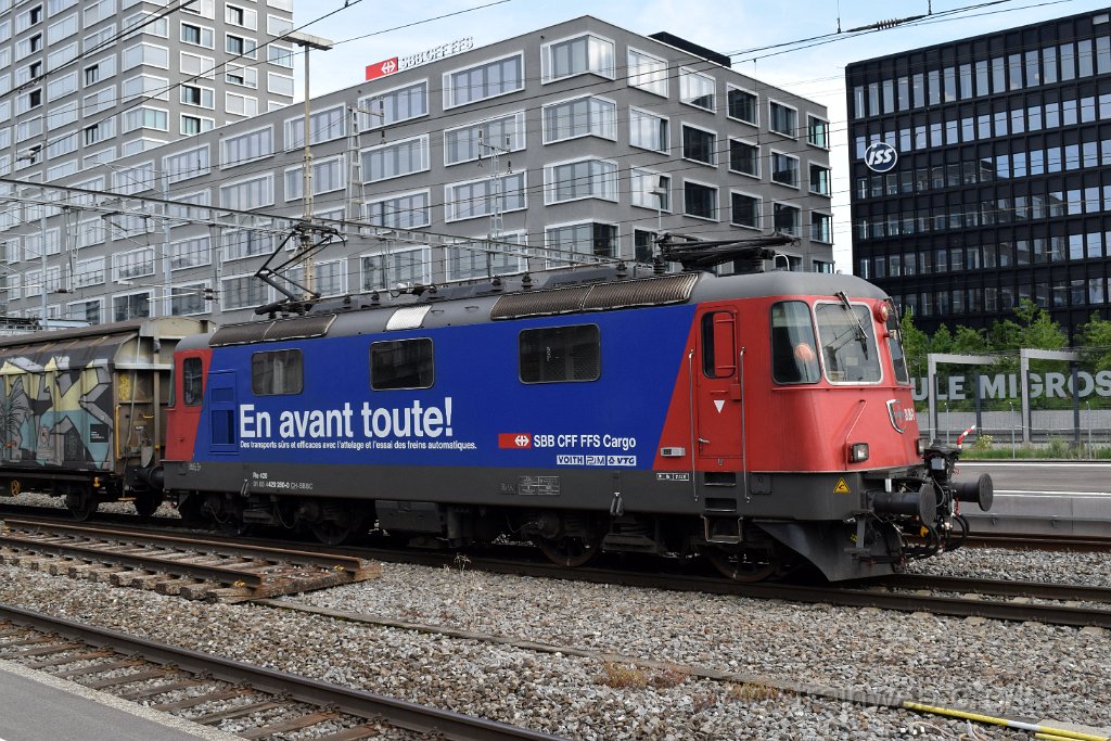 5580-0004-210619.jpg - SBBC Re 420.280-0 ''En avant toute!'' (Re 91 85 4 420 280-0 CH-SBBC) / Zürich-Altstetten 21.6.2019