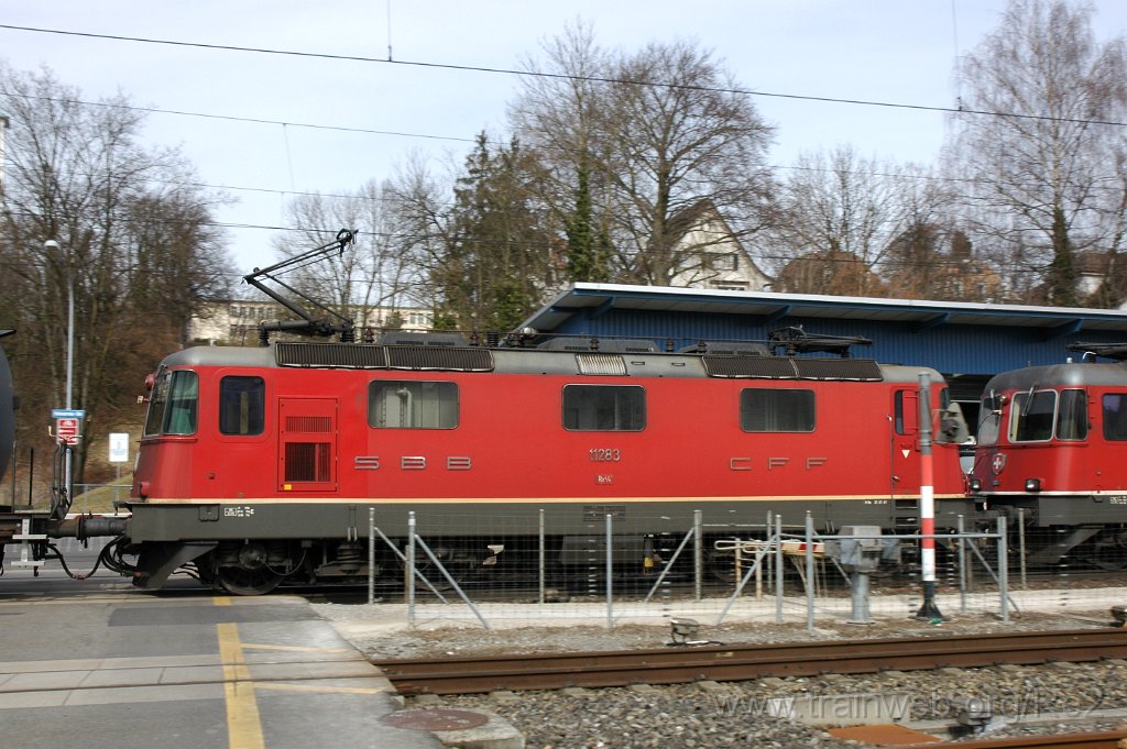1824-0037-180310.jpg - SBB-CFF Re 4/4'' 11283 / Zürich-Seebach 18.3.2010