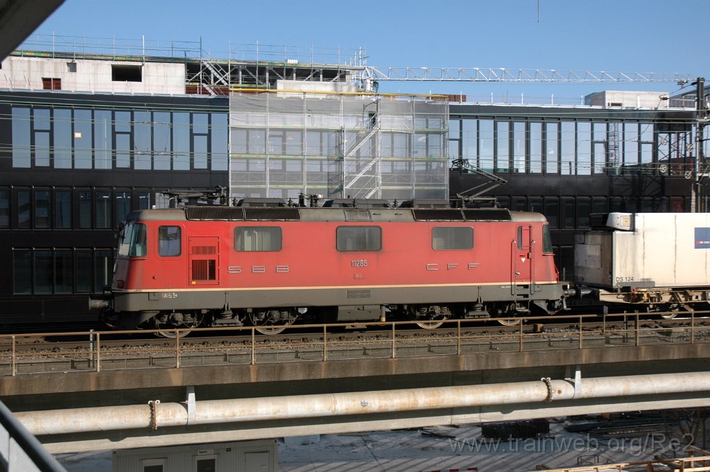 2338-0034-160312.jpg - SBB-CFF Re 4/4'' 11285 / Zürich (Käferbergbrücke) 16.3.2012