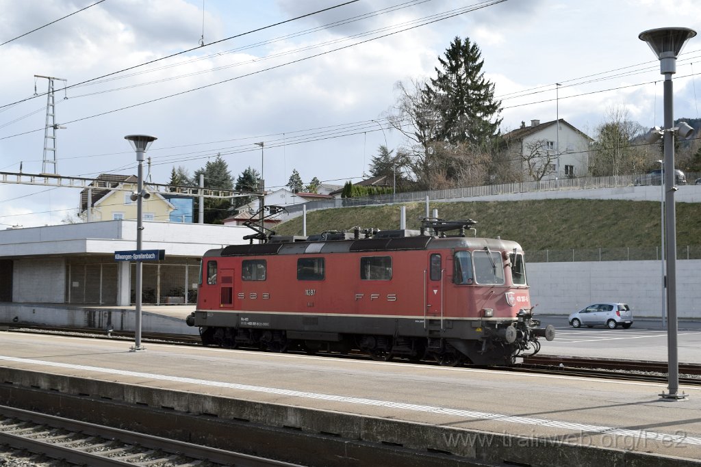 8434-0010-150323.jpg - SBBC Re 4/4'' 11287 (Re 420.287-5)  (Re 91 85 4 420 287-5 CH-SBBC) / Killwangen-Spreitenbach 15.3.2023