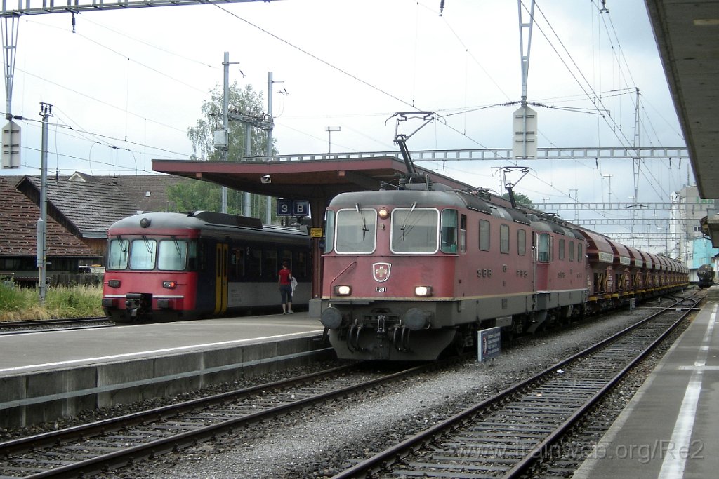 1063-0048-300605.jpg - SBB-CFF RABDe 510.013-6 / RABDe 510.127-4 + SBB-CFF Re 4/4'' 11291 + SBB-CFF Ref 4/4'' 11170 / Hinwil 30.6.2005