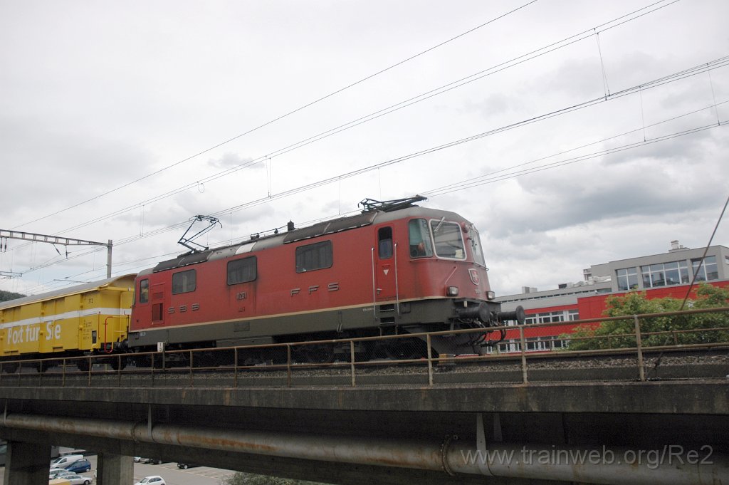 2499-0016-130712.jpg - SBB-CFF Re 4/4'' 11291 / Zürich (Käferbergbrücke) 13.7.2012
