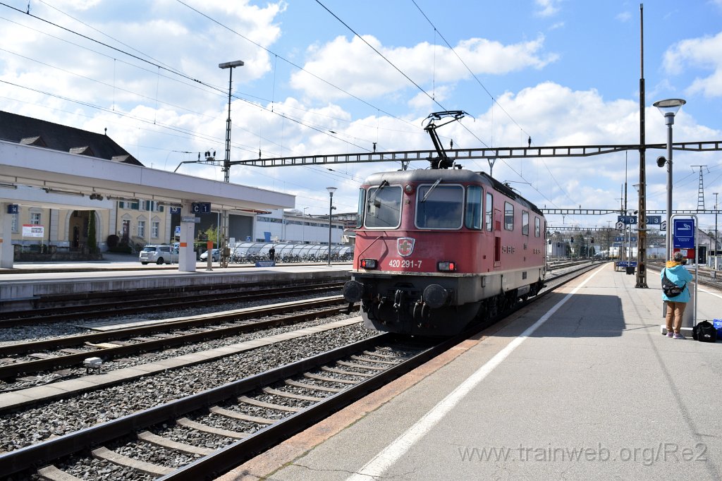 7345-0008-140421.jpg - SBBC Re 4/4'' 11291 (Re 420.291-7)  (Re 91 85 4 420 291-7 CH-SBBC) / Langenthal 14.4.2021