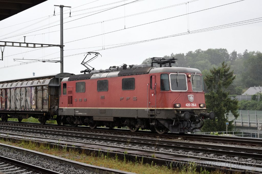 8702-0010-210723.jpg - SBBC Re 4/4'' 11295 (Re 420.295-8)  (Re 91 85 4 420 295-8 CH-SBBC) / Killwangen-Spreitenbach 21.7.2023