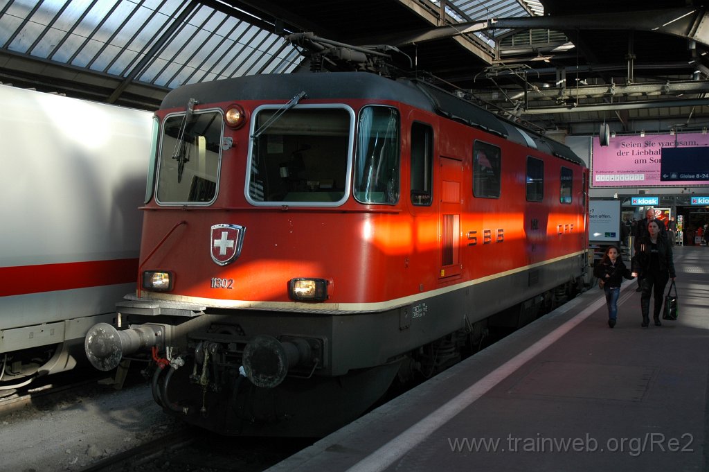 1620-0044-280209.jpg - SBB-CFF Re 4/4'' 11302 / Zürich HB 28.2.2009