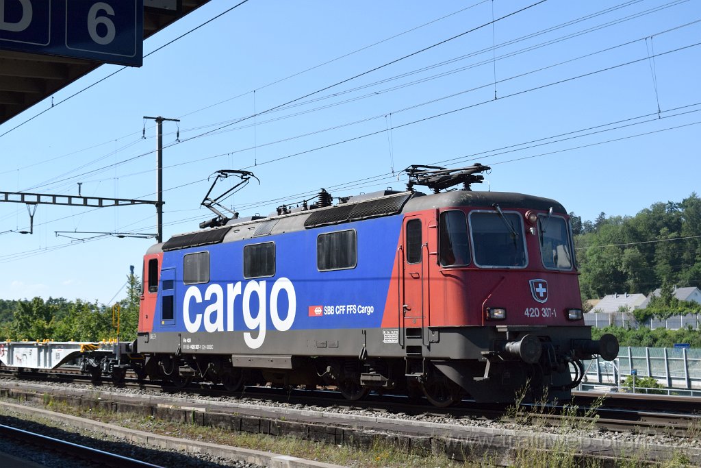8098-0046-150722.jpg - SBBC Re 420.307-1 (Re 91 85 4 420 307-1 CH-SBBC) / Killwangen-Spreitenbach 15.7.2022