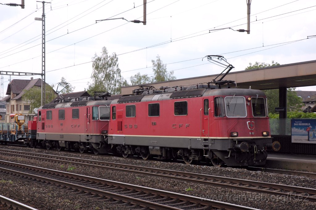 3208-0023-230714.jpg - SBB-CFF Re 4/4'' 11308 + SBB-CFF Re 4/4'' 11285 / Rupperswil 23.7.2014