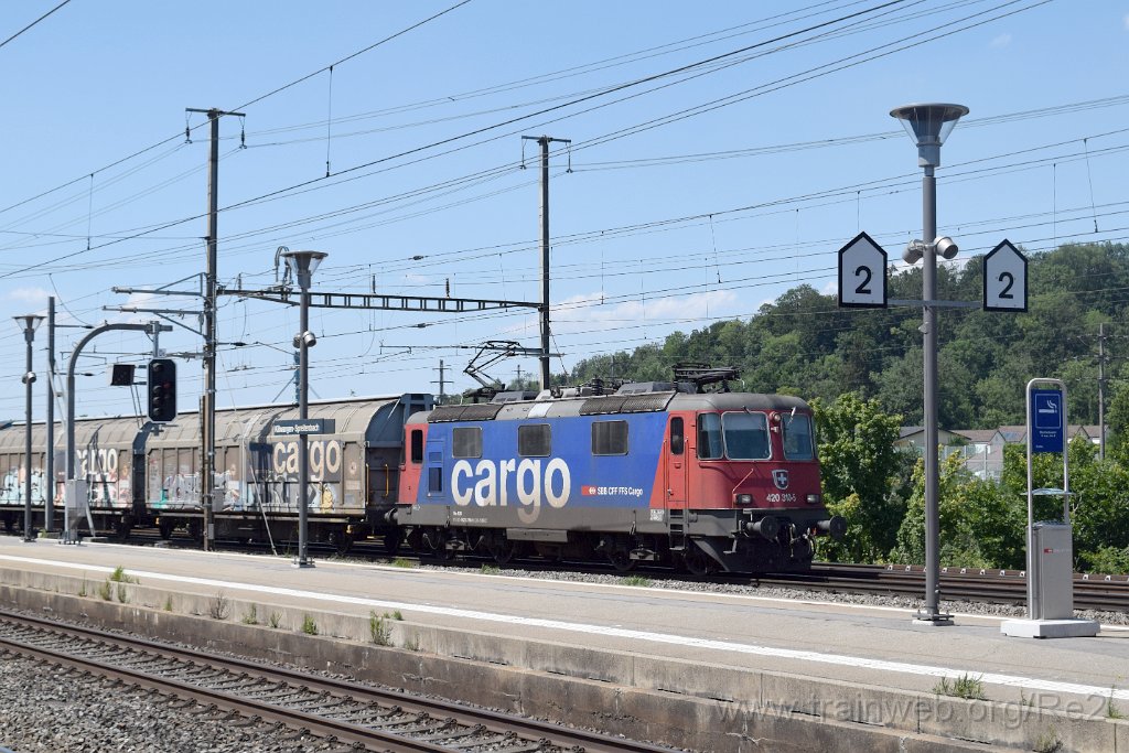 8094-0015-150722.jpg - SBBC Re 420.310-5 (Re 91 85 4 420 310-5 CH-SBBC) / Killwangen-Spreitenbach 15.7.2022