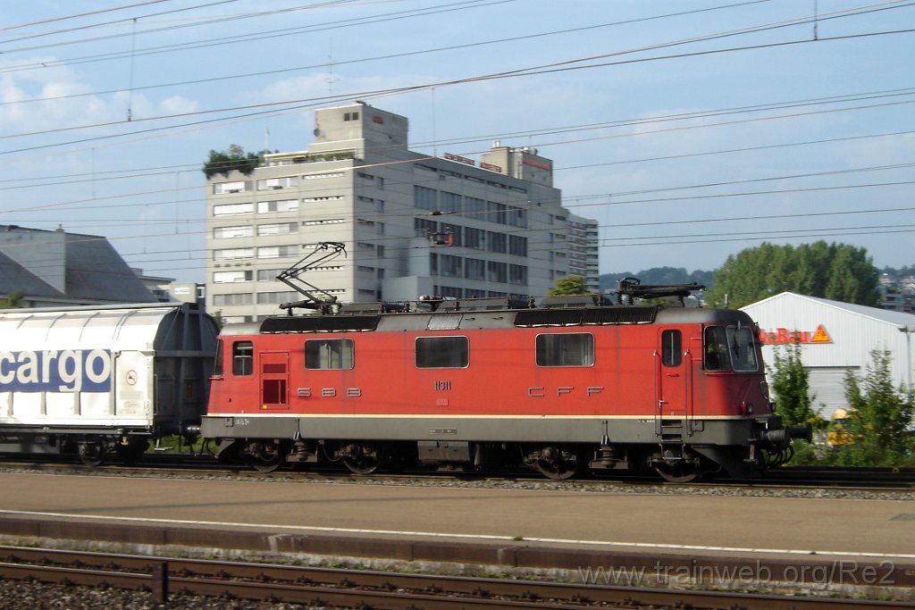 1216-0037-070906.jpg - SBB-CFF Re 4/4'' 11311 / Zürich-Altstetten 7.9.2006