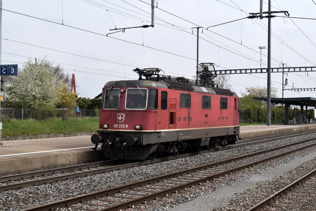 5409-0050-160419.jpg - SBBC Re 4/4'' 11313 (Re 420.313-9)  (Re 91 85 4 420 313-9 CH-SBBC) / Rümlang 16.4.2019