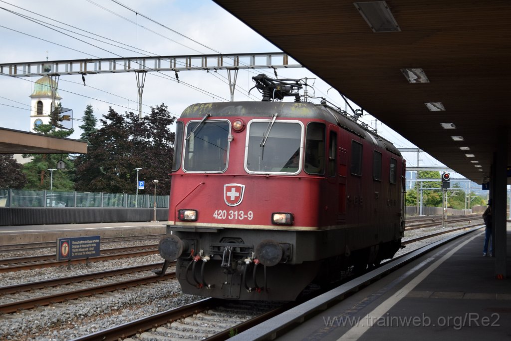 5699-0021-220819.jpg - SBBC Re 4/4'' 11313 (Re 420.313-9)  (Re 91 85 4 420 313-9 CH-SBBC) / Rupperswil 22.8.2019