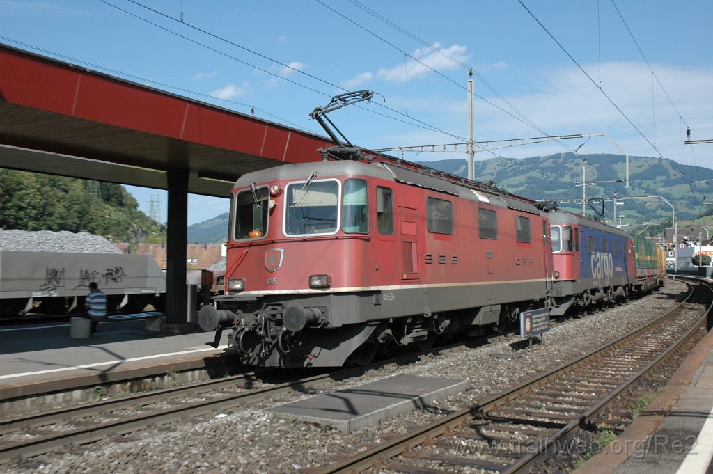 2177-0047-020911.jpg - SBB-CFF Re 4/4'' 11315 + SBBC Re 620.033-1 ''Muri AG'' / Schwyz 2.9.2011