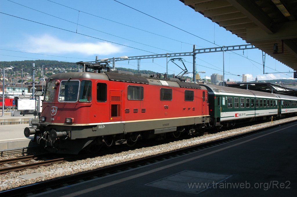 1690-0043-040709.jpg - SBB-CFF Re 4/4'' 11316 / Zürich HB 4.7.2009
