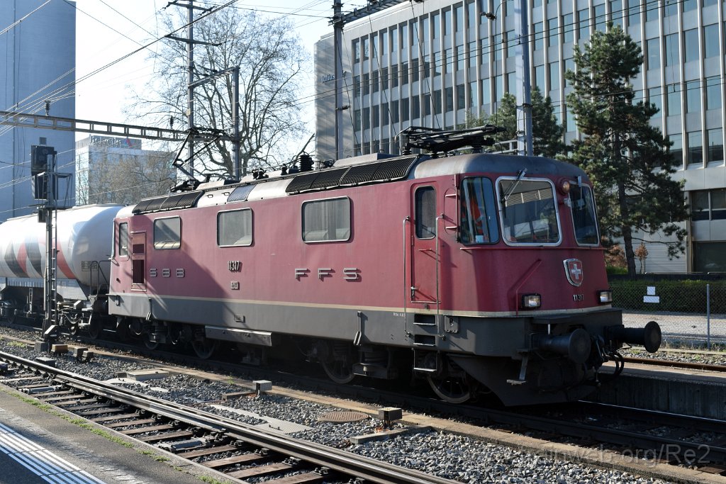 3863-0028-110416.jpg - SBB-CFF Re 4/4'' 11317 / Zürich-Altstetten 11.4.2016