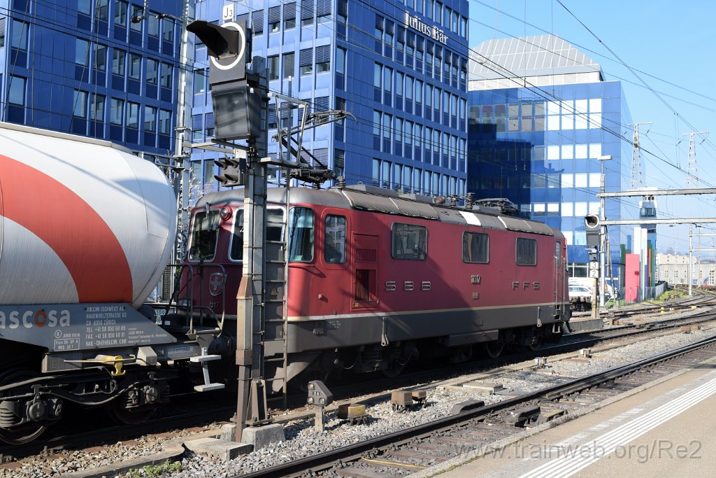 3863-0040-110416.jpg - SBB-CFF Re 4/4'' 11317 / Zürich-Altstetten 11.4.2016