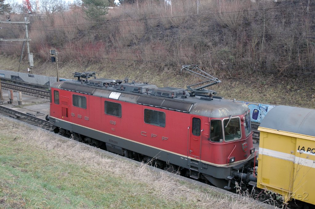 3031-0047-290114.jpg - SBB-CFF Re 4/4'' 11318 / Stettbach 29.1.2014