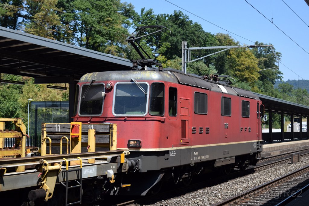 8105-0027-220722.jpg - SBBC Re 4/4'' 11318 / Re 420.318-8 (Re 91 85 4 420 318-8 CH-SBBC) / Mellingen Heitersberg 22.7.2022