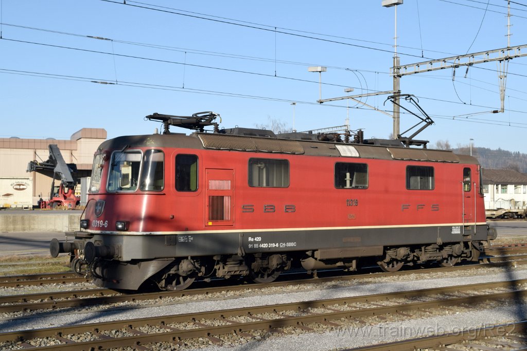 8377-0026-140223.jpg - SBBC Re 4/4'' 11319 (Re 420.319-6)  (Re 91 85 4 420 319-6 CH-SBBC) / Gossau SG 14.2.2023