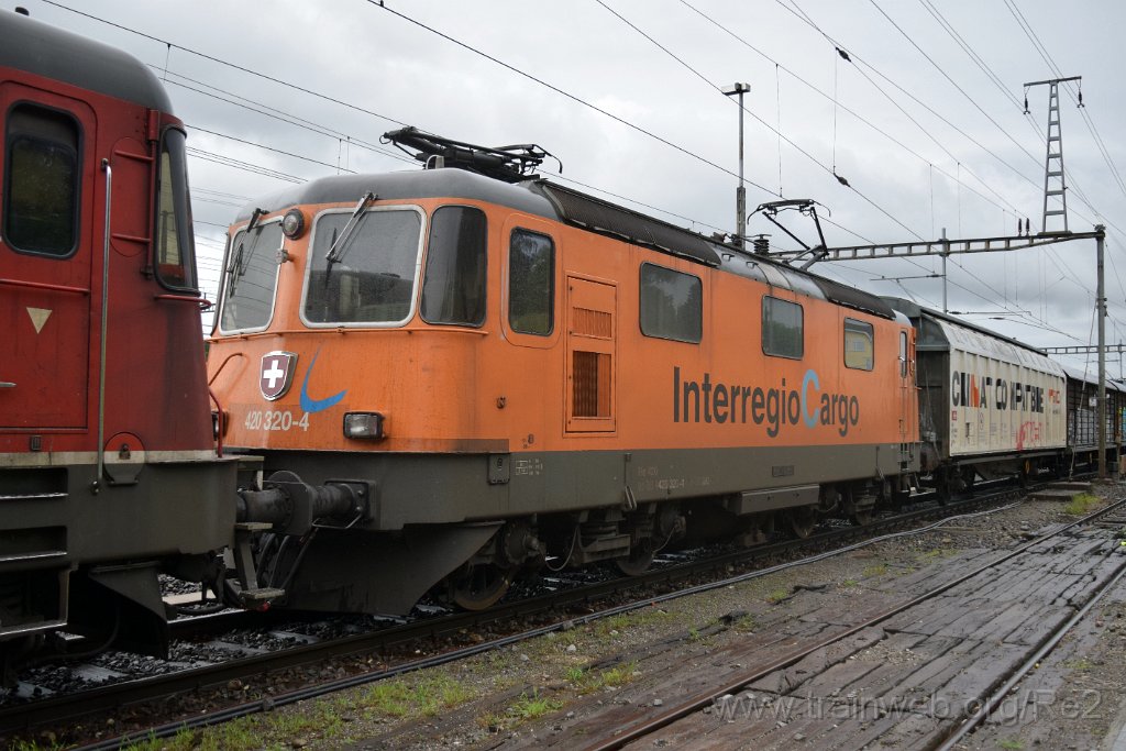 4599-0029-080817.jpg - SBBC Re 420.320-4 ''InterRegio Cargo'' (Re 91 85 4 420 320-4 CH-SBBC) / Killwangen-Spreitenbach 8.8.2017
